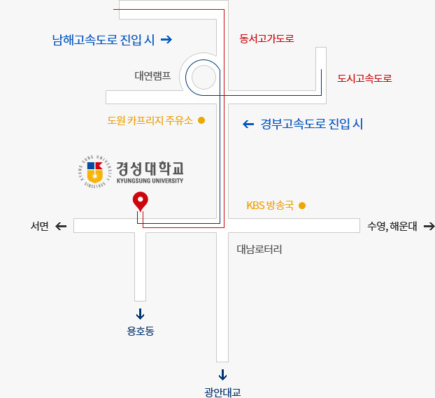 자가용 약도