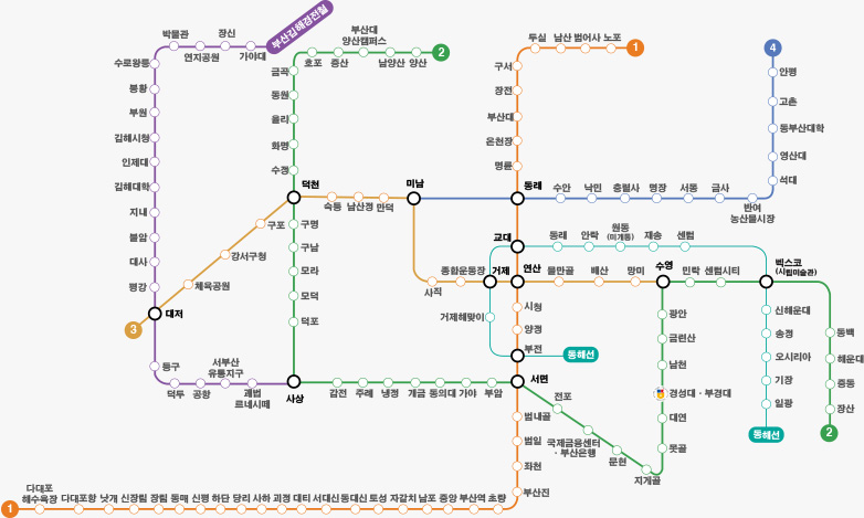 지하철 노선도
